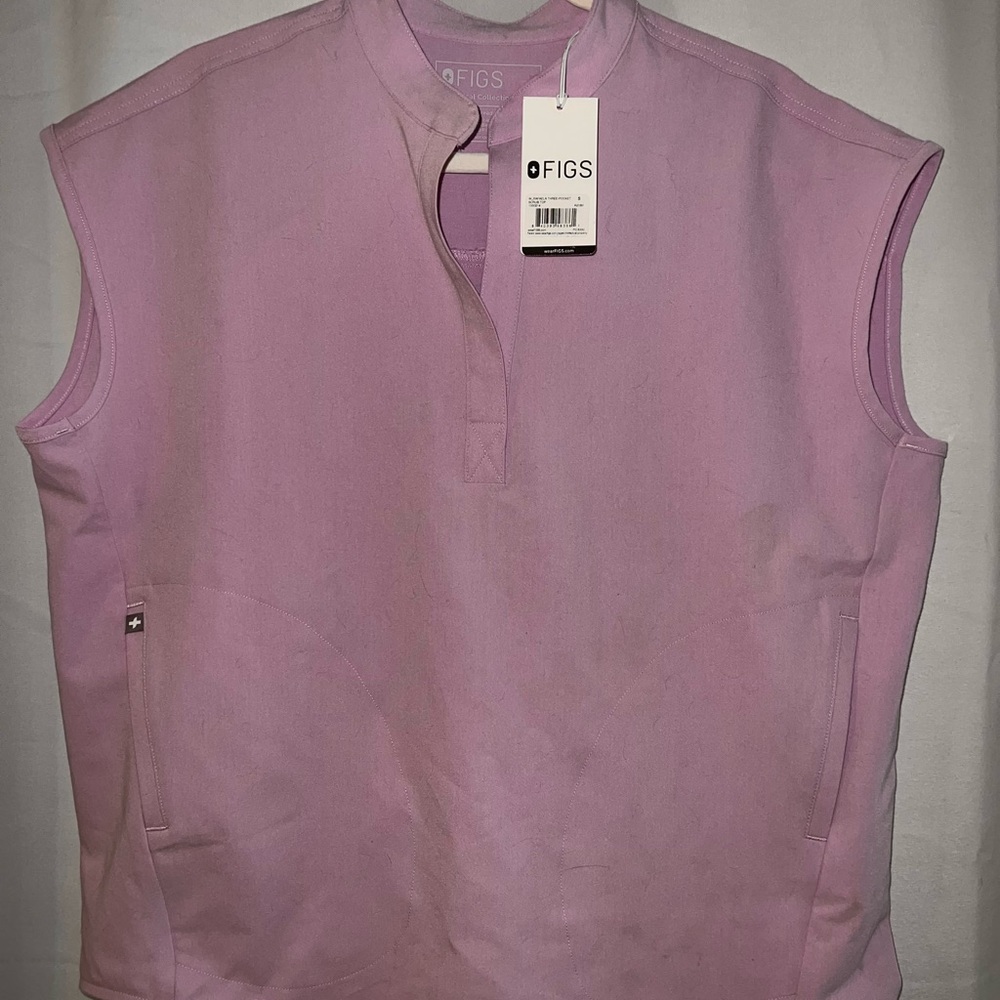 Figs Sleeveless Top in Light Pink